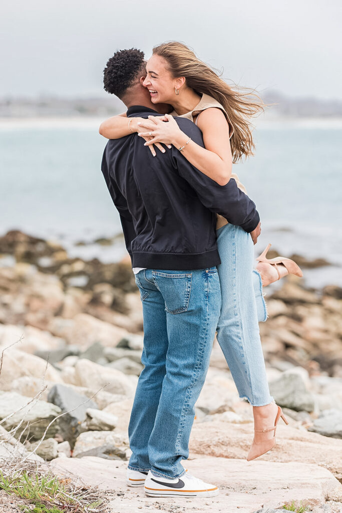 Proposal at the Towers in Narragansett Rhode Island